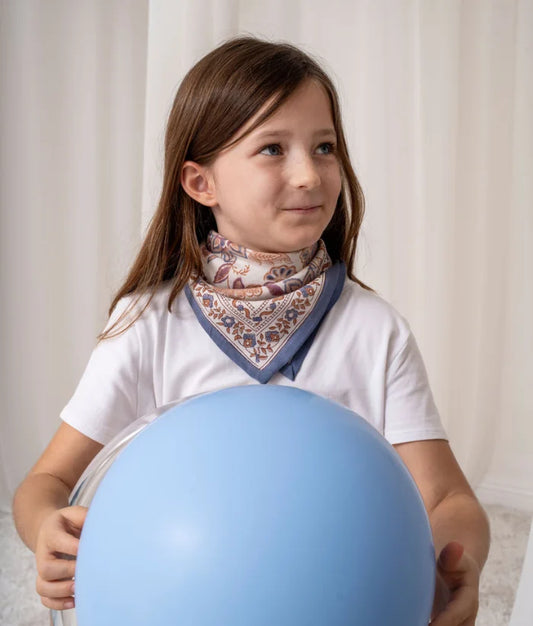 Petit foulard Matira vanille Atelier Bindi