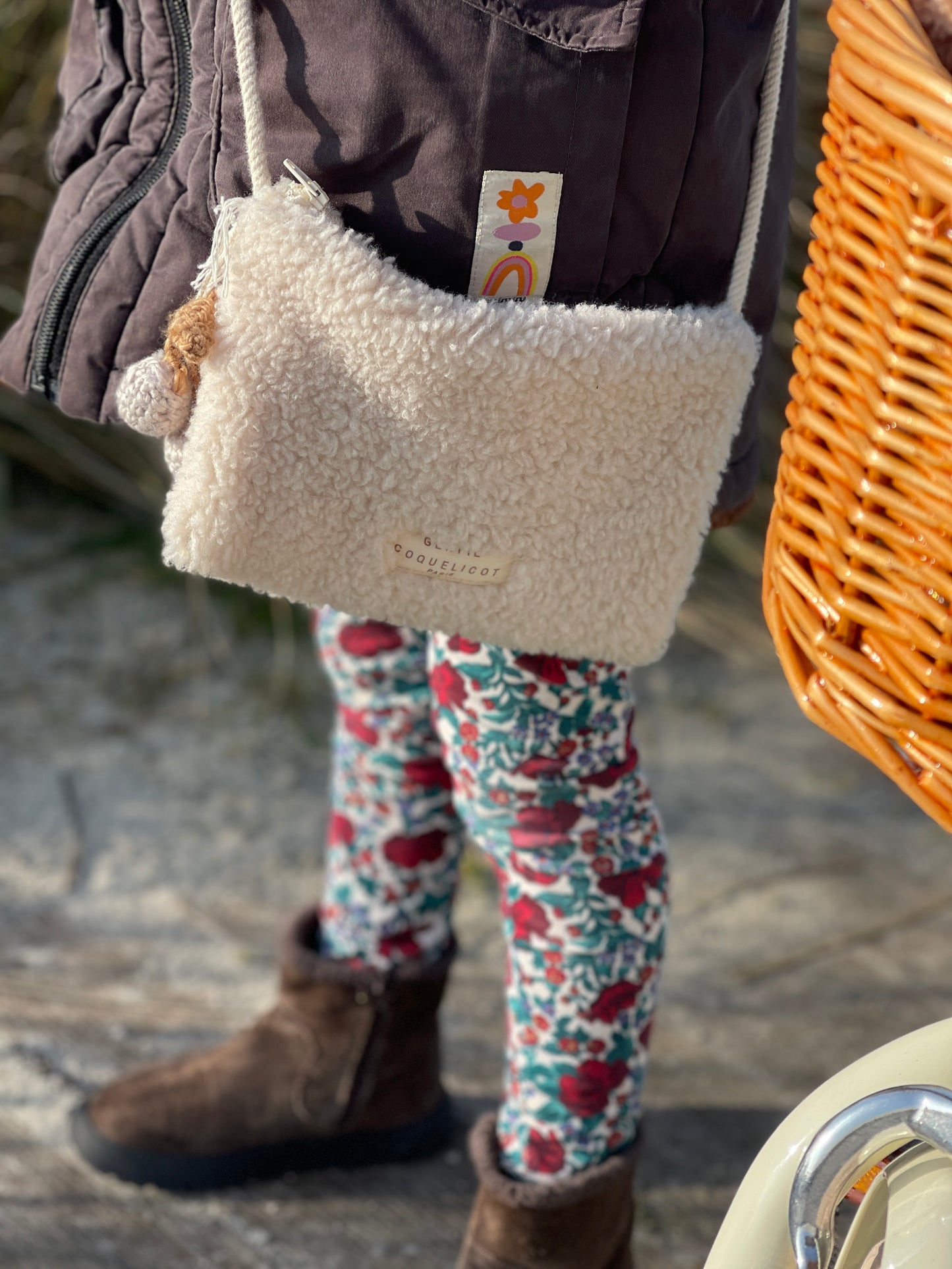 Sac enfant en sherpa