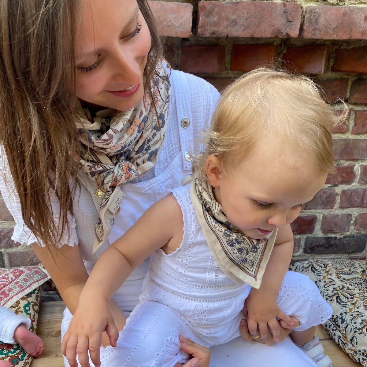 Foulard Adulte Delhi Capri 100 cm Mum So Family