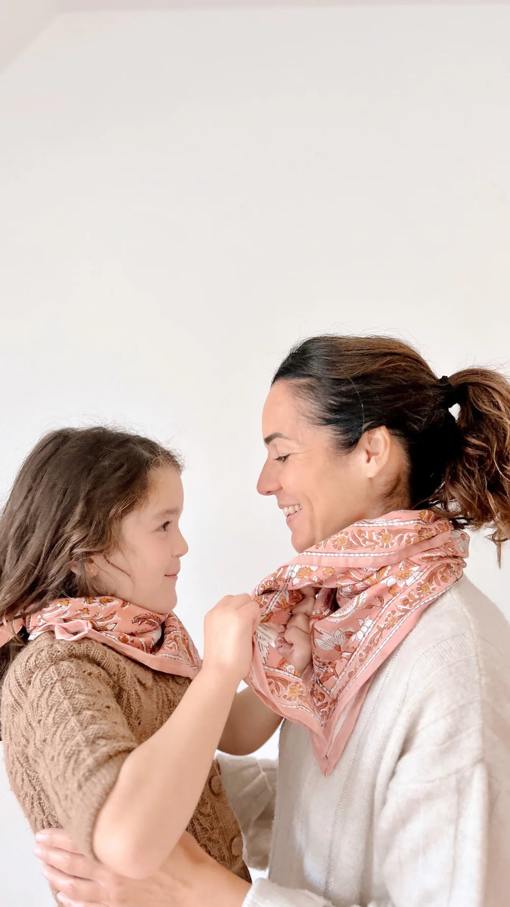 FOULARD ADULTE DHELI BLUSH 100 CM