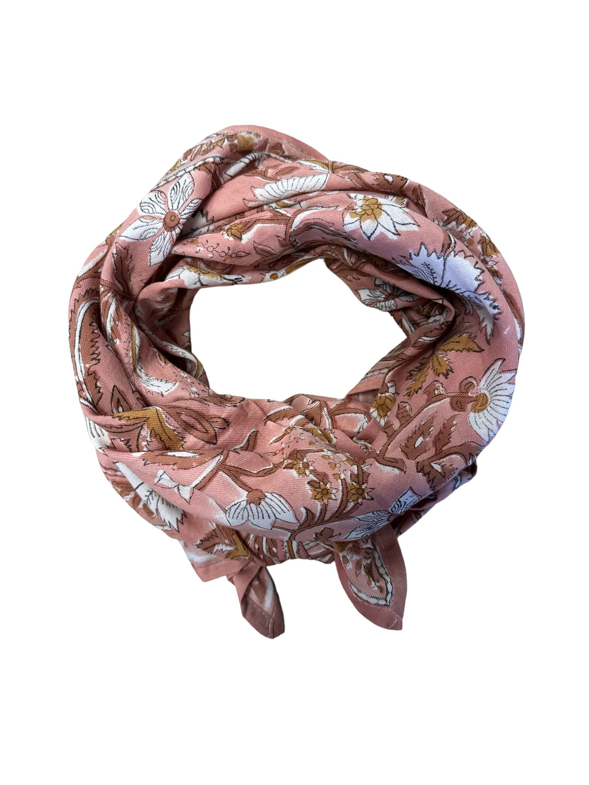 FOULARD ADULTE DHELI BLUSH 100 CM
