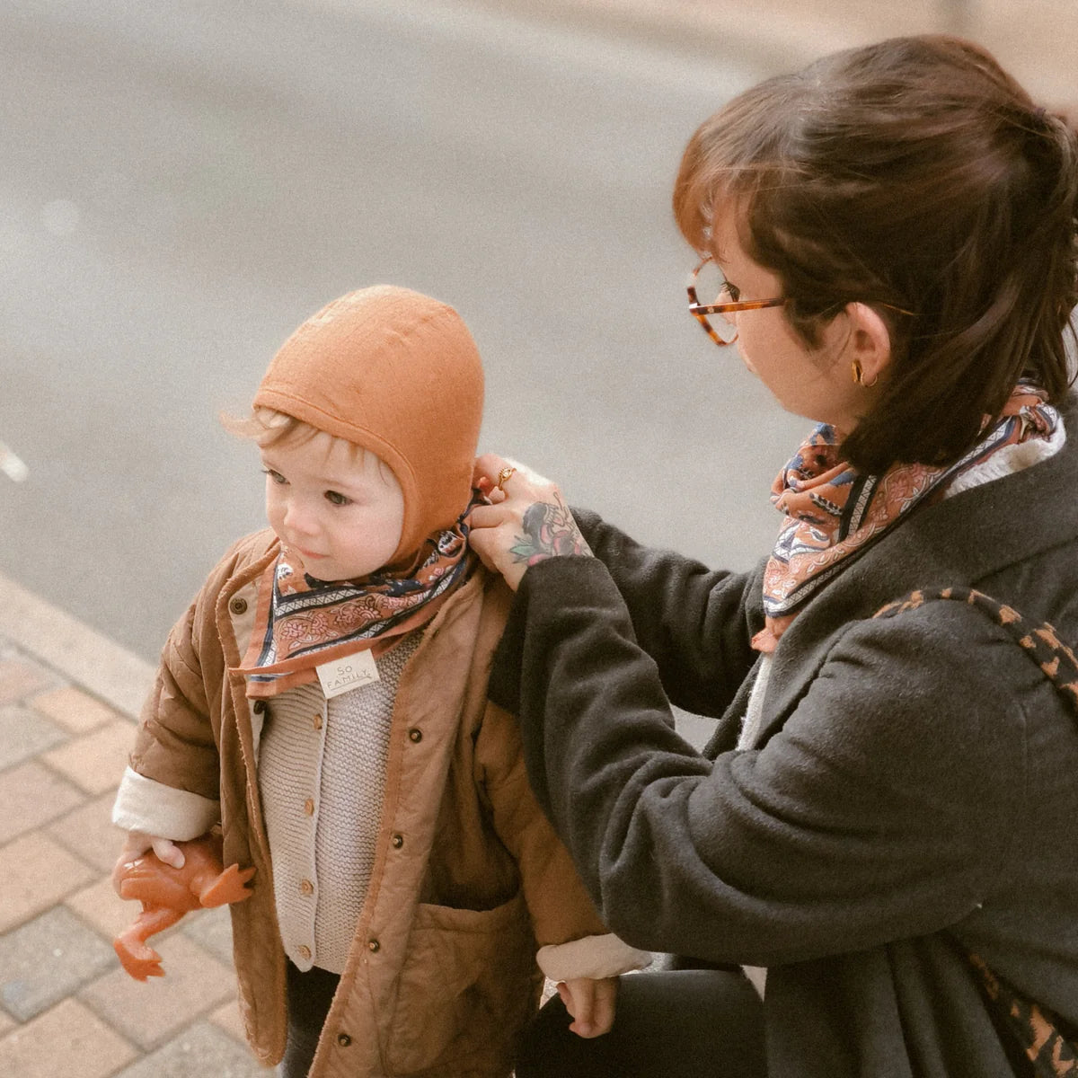 Foulard Dheli Abricot Kids