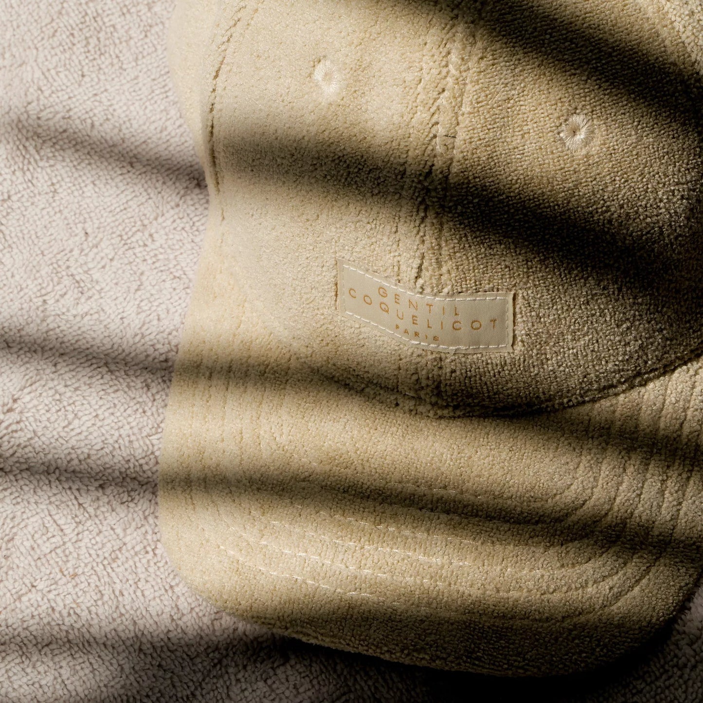 Casquette en éponge beige