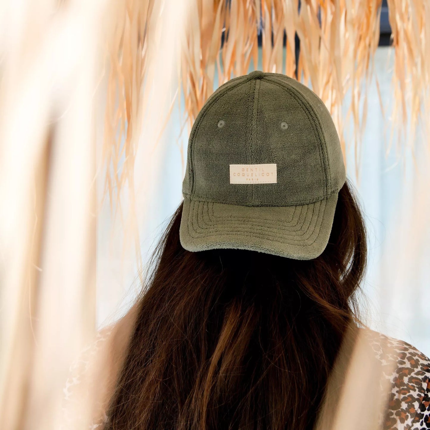 Casquette en éponge kaki