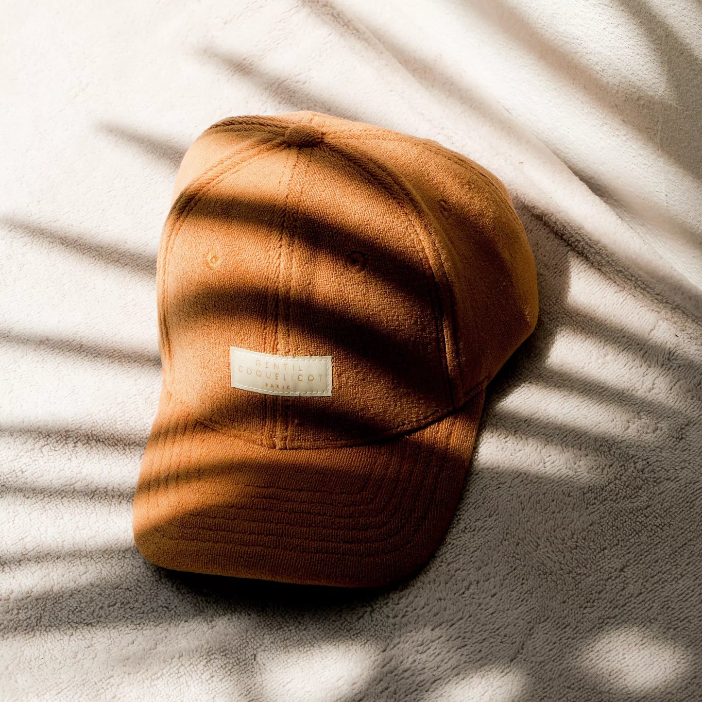 Casquette en éponge camel