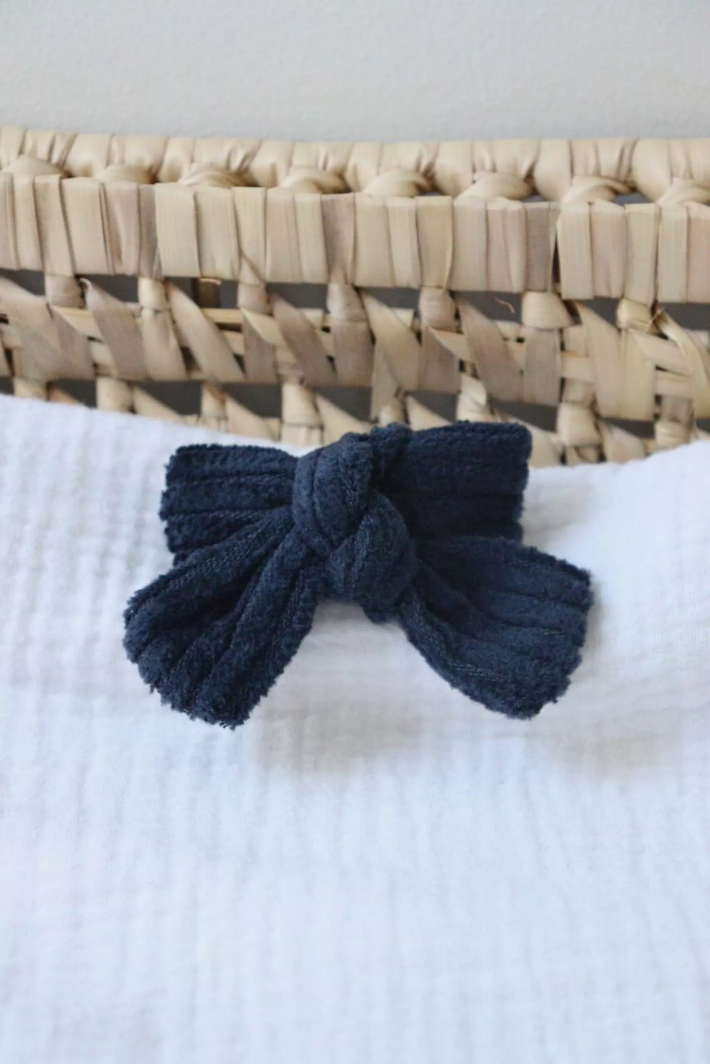 Barrette Velours Marine