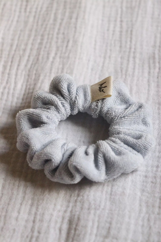 Chouchou Bridget éponge Bleu Brume