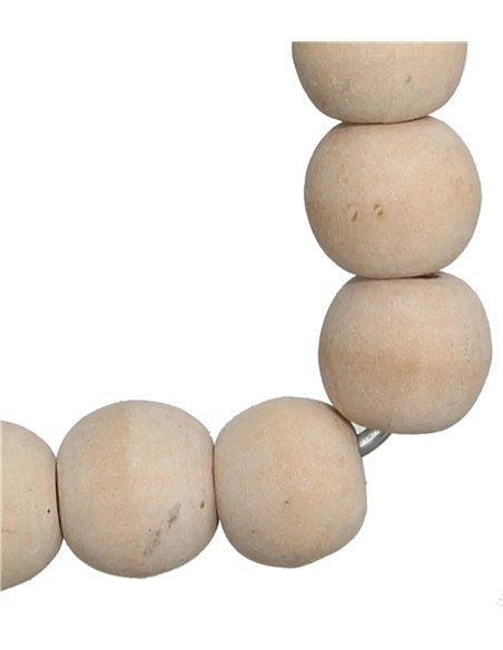Croix en bois naturel décorative crème
