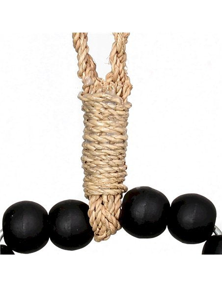 Croix en bois noir