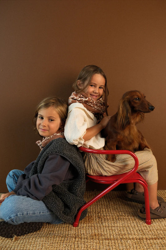 Foulard Adulte Mysore bandana Cannelle So family