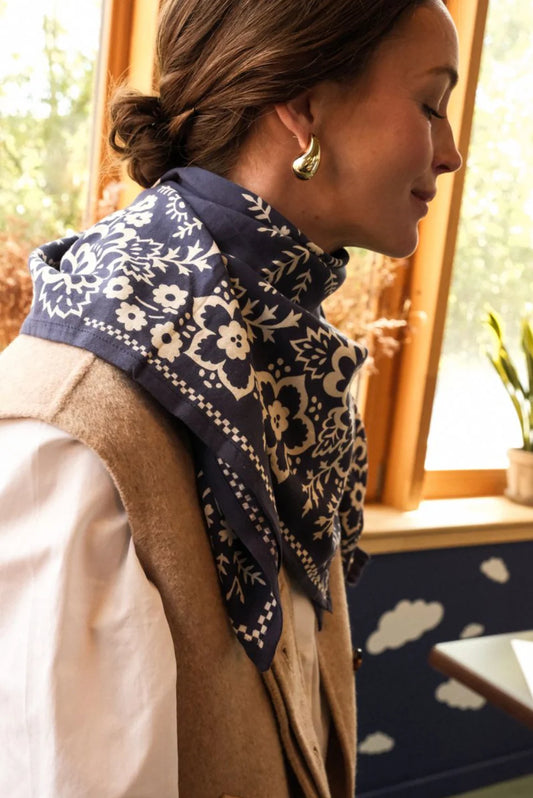 Foulard Adulte Mysore bandana Marine So family