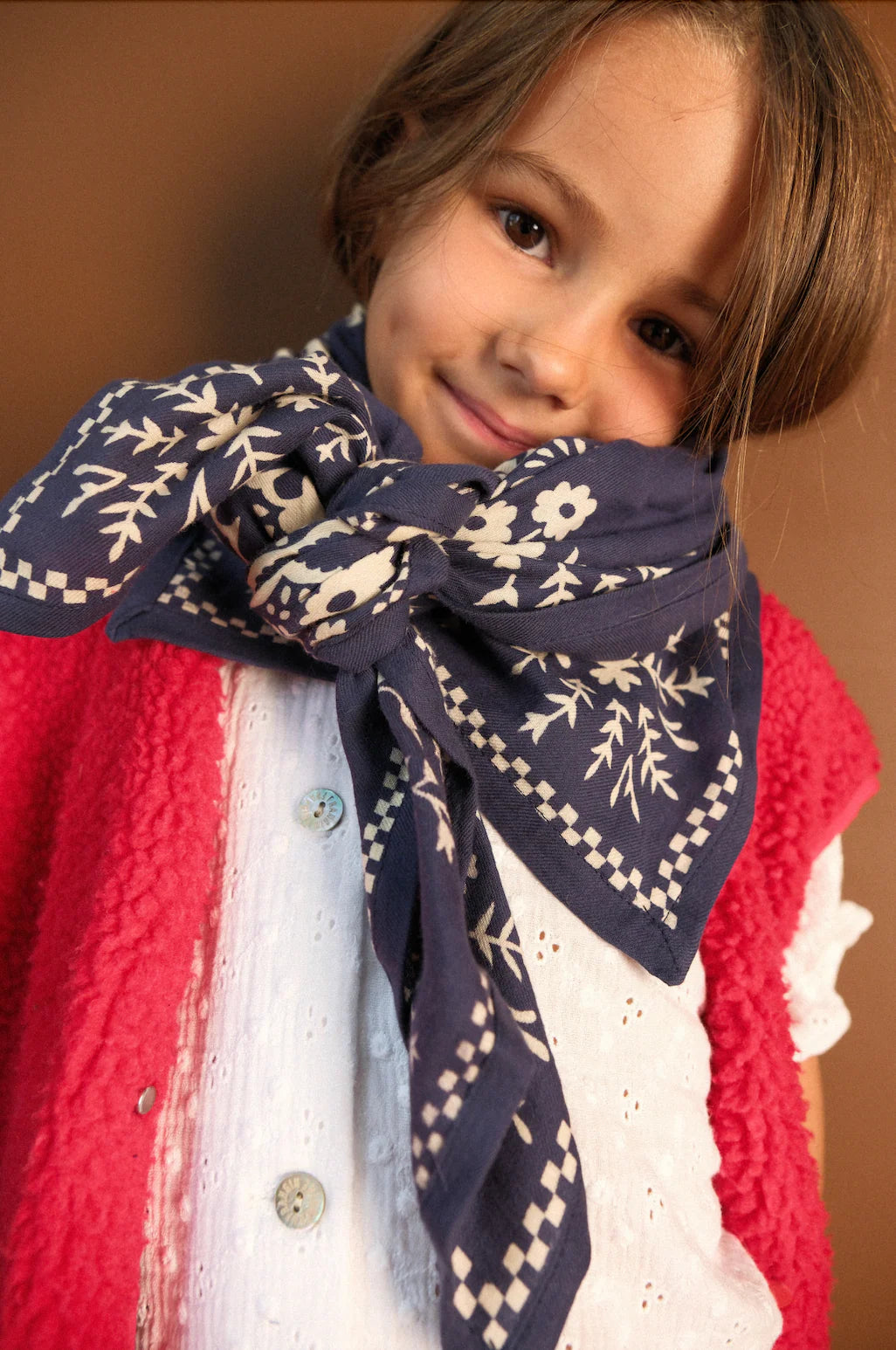 Foulard Adulte Mysore bandana Marine So family