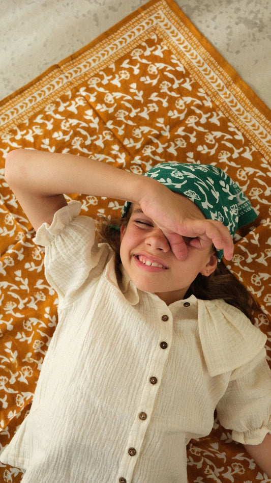 Foulard Adulte Mumbai safran so family