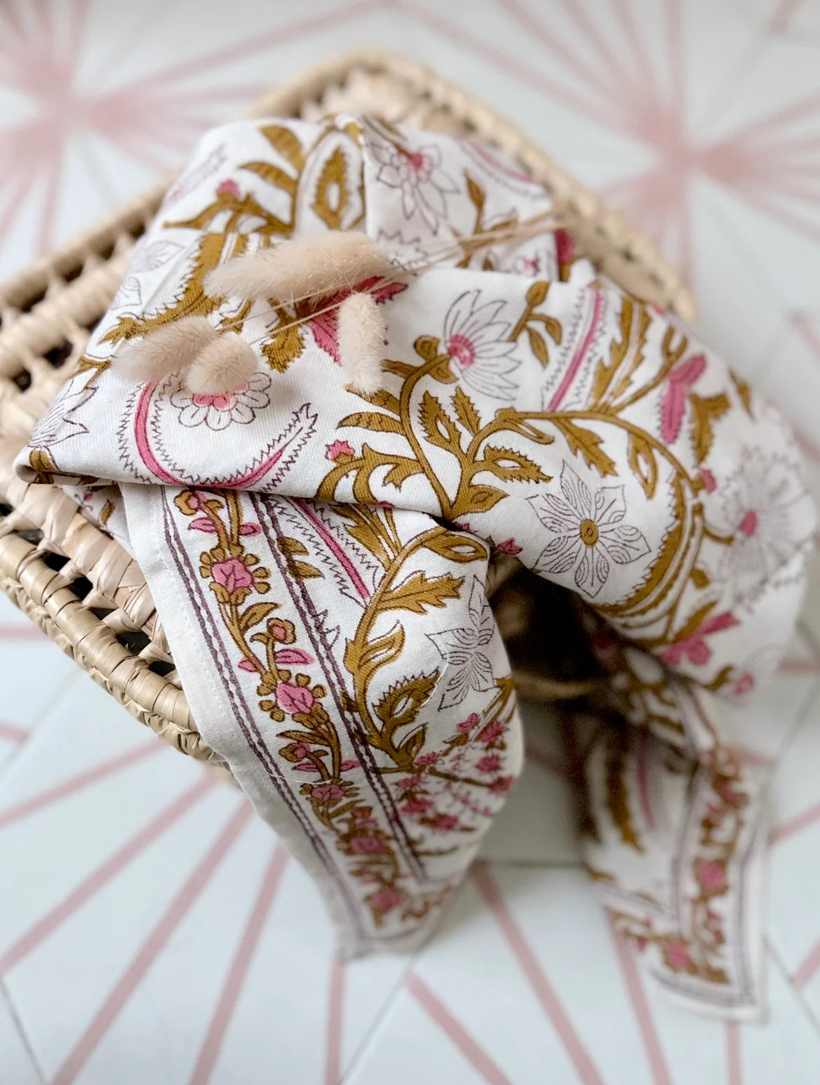 FOULARD ADULTE DELHI CERISIER 100 CM So Family