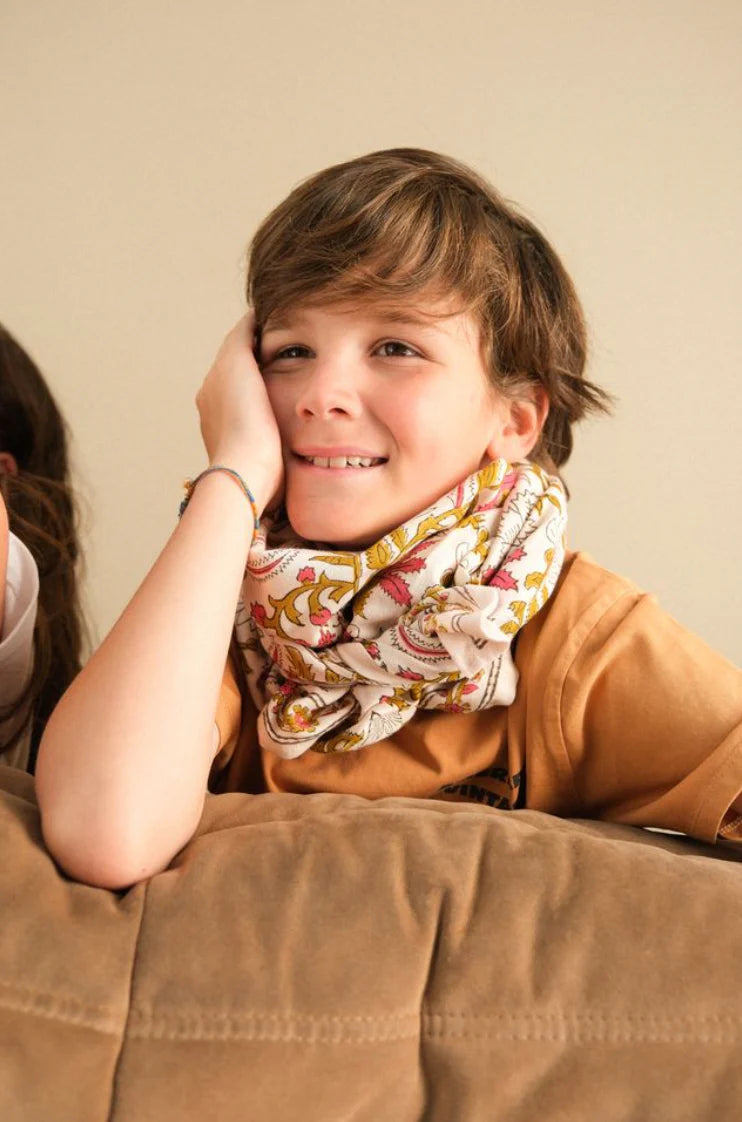 FOULARD ADULTE DELHI CERISIER 100 CM So Family