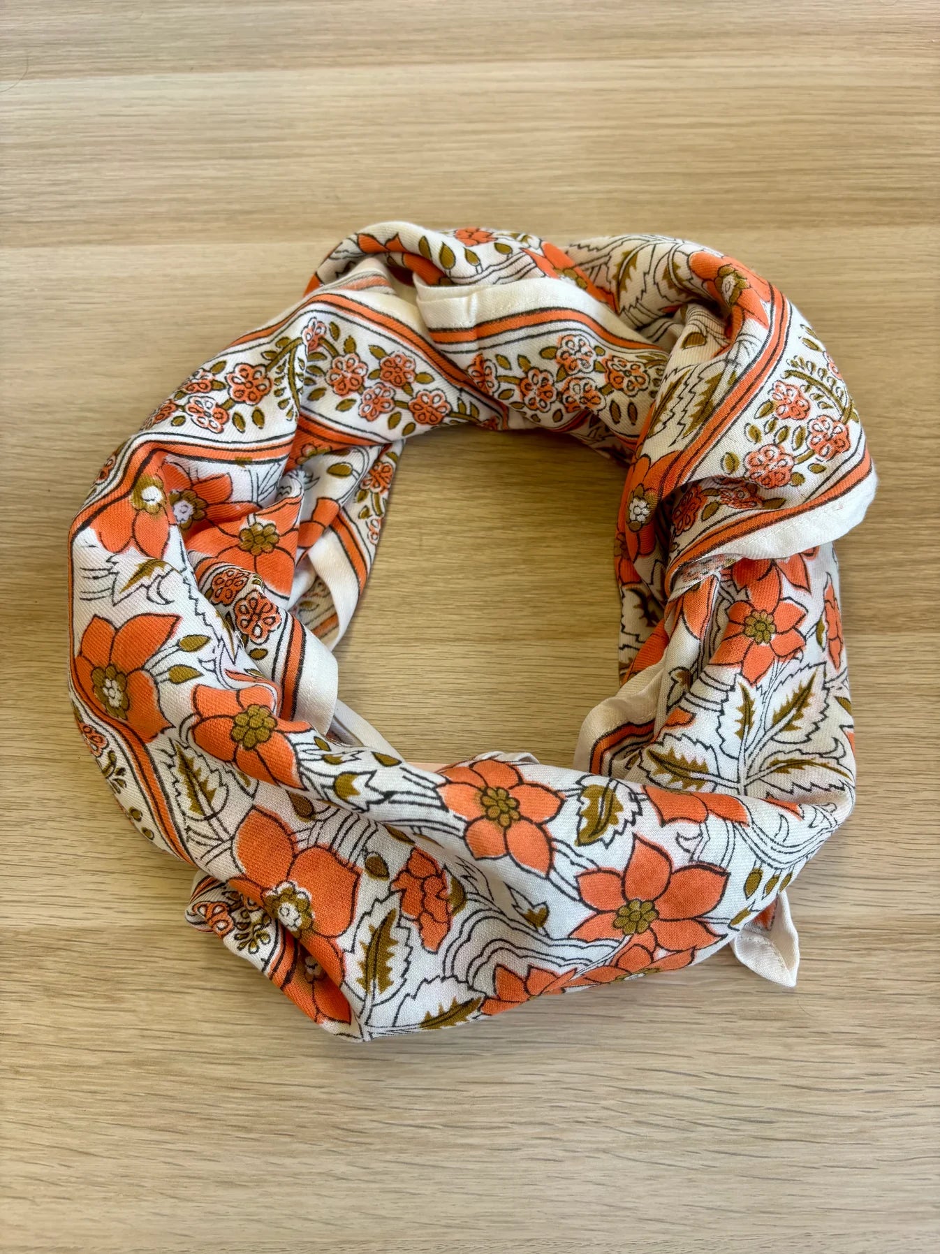 Foulard Adulte Agra Peche 100 cm So Family