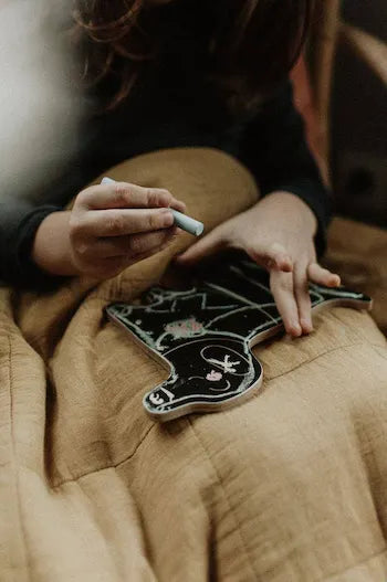tableau en bois chien, jouet éducatif