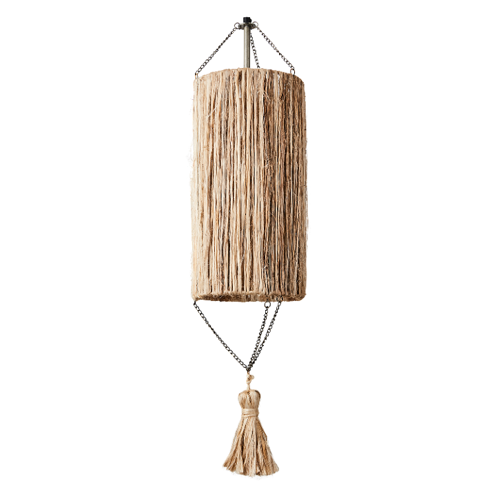 Abat-jour nature herbe de mer hauteur 82cm