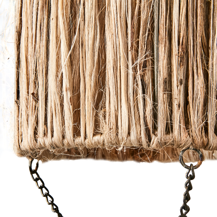 Abat-jour herbe de mer hauteur 65 cm