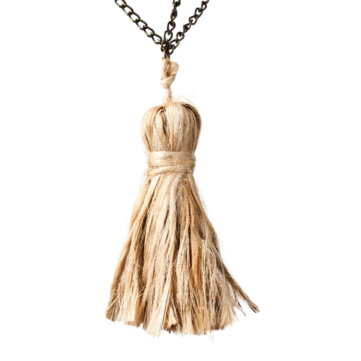 Abat-jour herbe de mer hauteur 65 cm