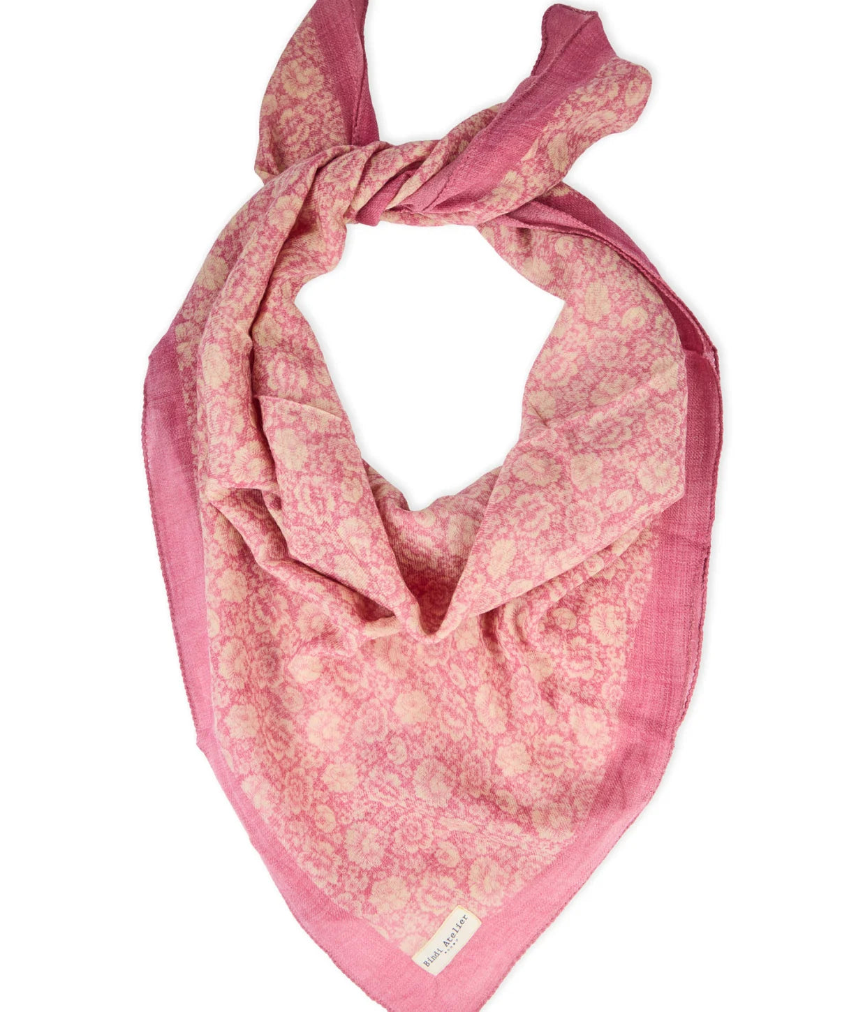 Foulard en laine - Frieda Pink atelier Bindi