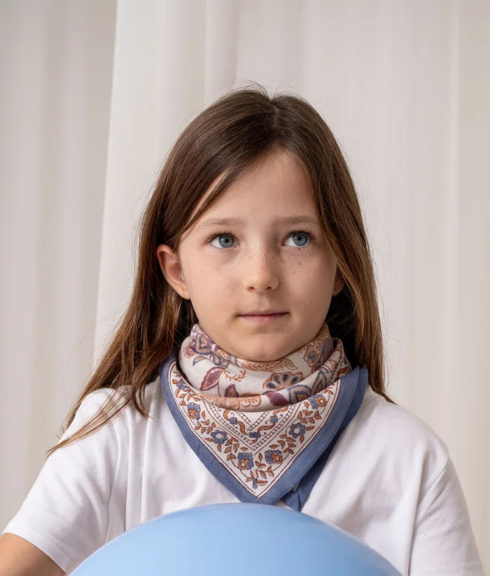 Petit foulard Matira vanille Atelier Bindi