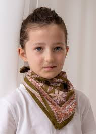 Petit foulard matira verde Atelier Bindi