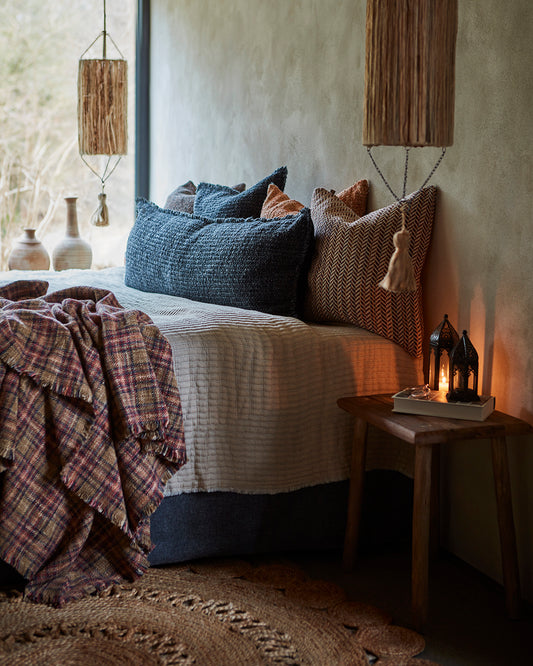 Abat-jour nature herbe de mer hauteur 82cm