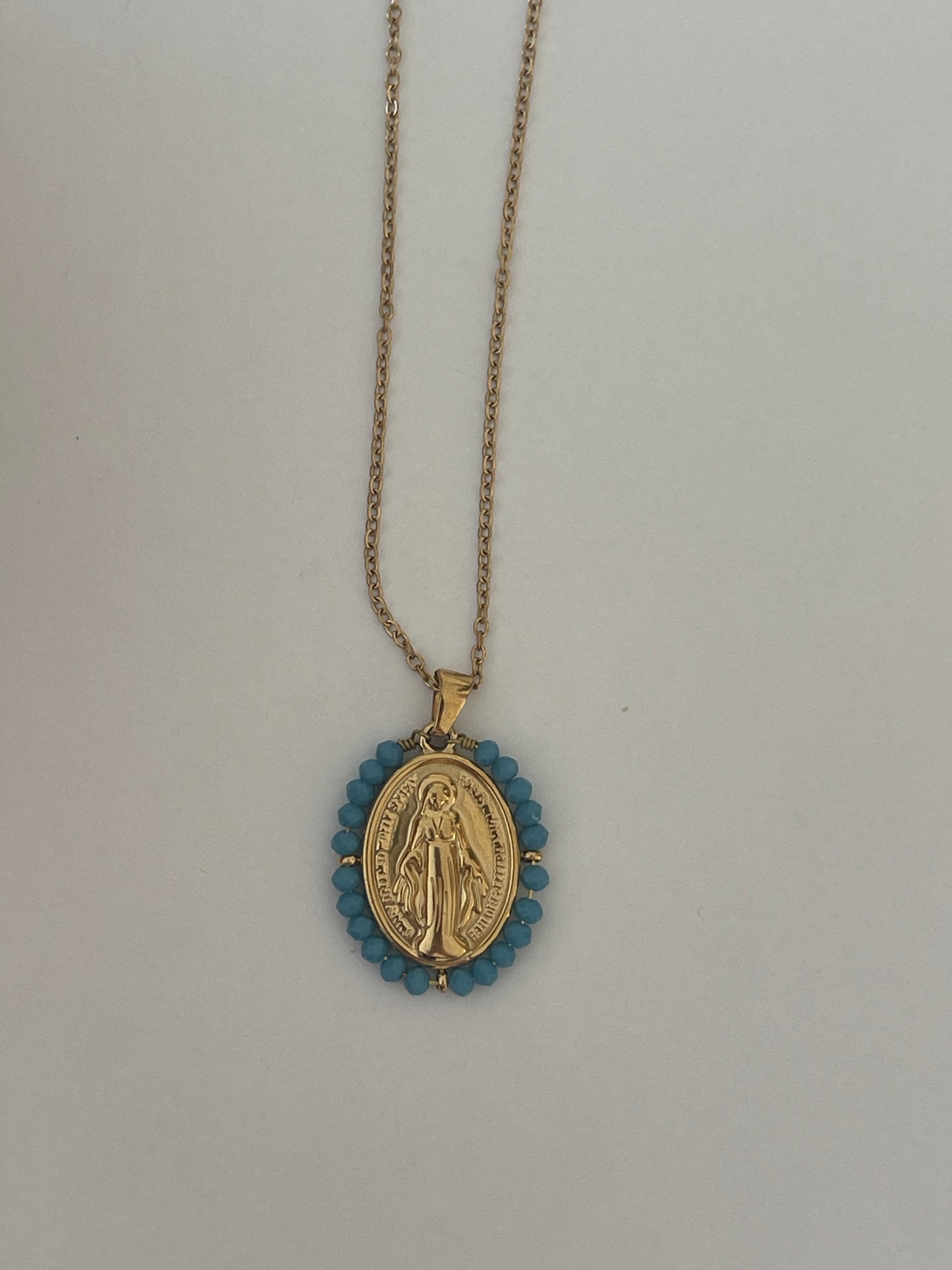 Collier sainte Marie doré