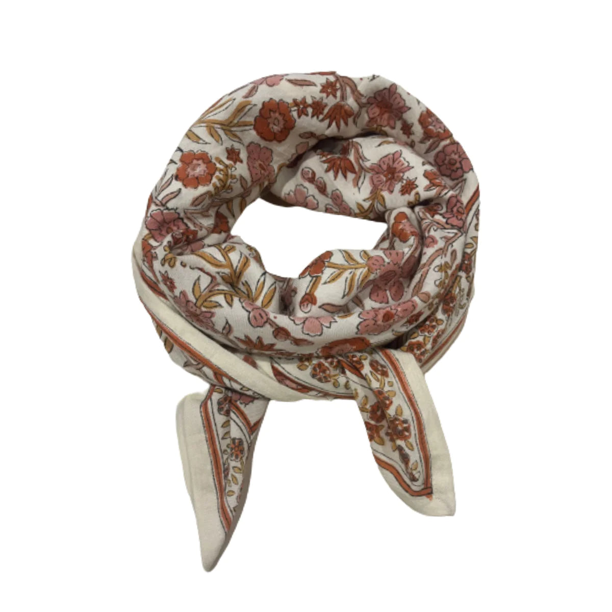 Foulard Adulte Delhi Brique 100 cm Mum So Family