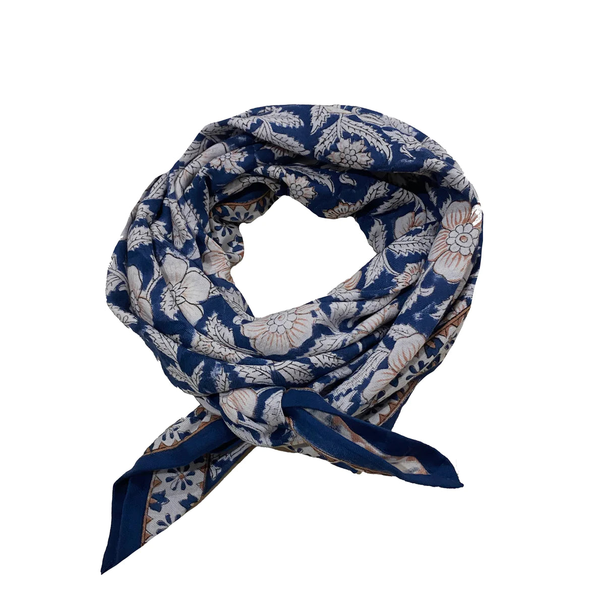 Foulard Adulte Dheli Cobalt 100 cm Mum So Family