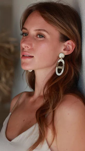 Boucles d'Oreilles en Corne