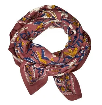 Foulard Delhi Poupre Mum So family