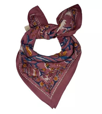 Foulard Delhi Pourpre Kid So family