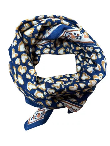 Foulard Adulte Leo Nuit 100 cm maison Augustin