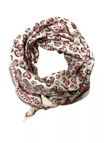 Foulard Adulte Leo Cerise maison Augustin