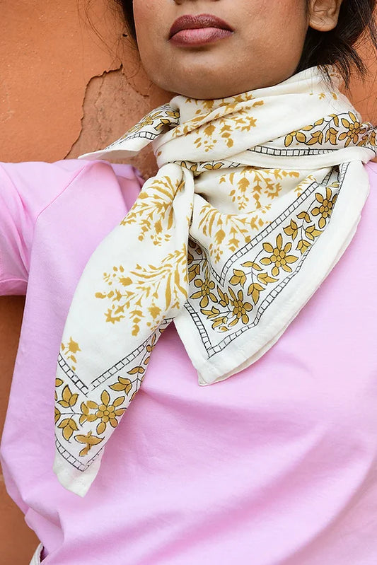 Grand foulard GALATIE Ecru