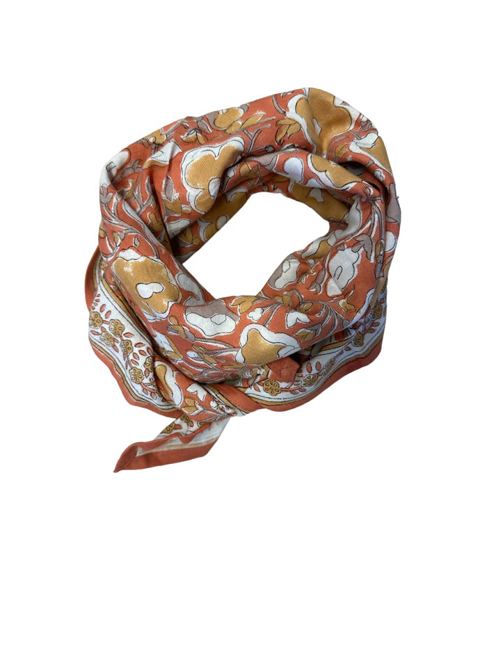 Foulard Cosmos Rouille Mum