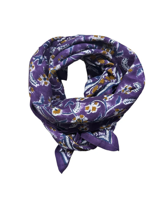 Foulard Delhi PURPLE Mum