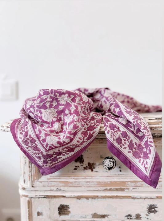 FOULARD DHELI LILAS MUM