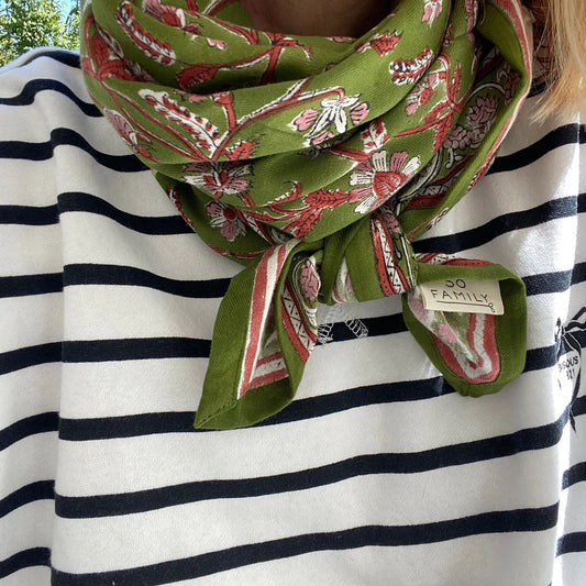 Foulard Delhi Menthe Mum