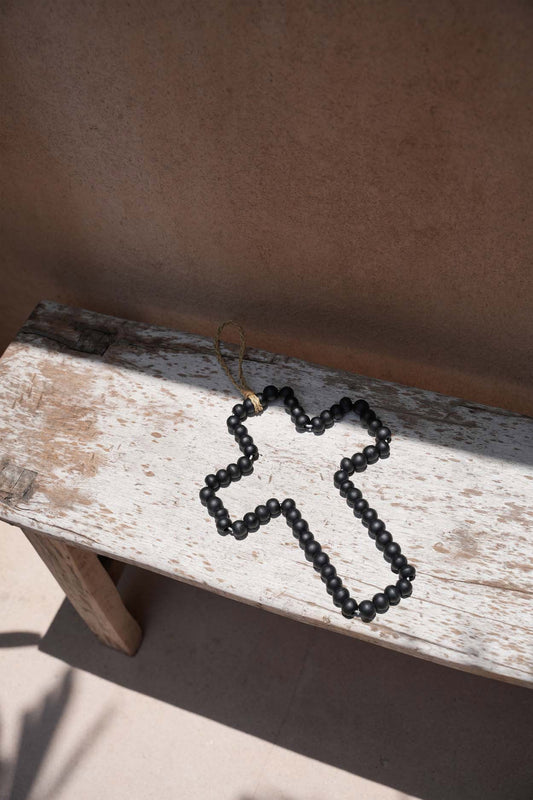 Croix en bois noir