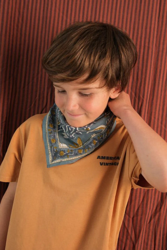 Foulard Bébé, Enfant Delhi Céladon 5O cm So Family