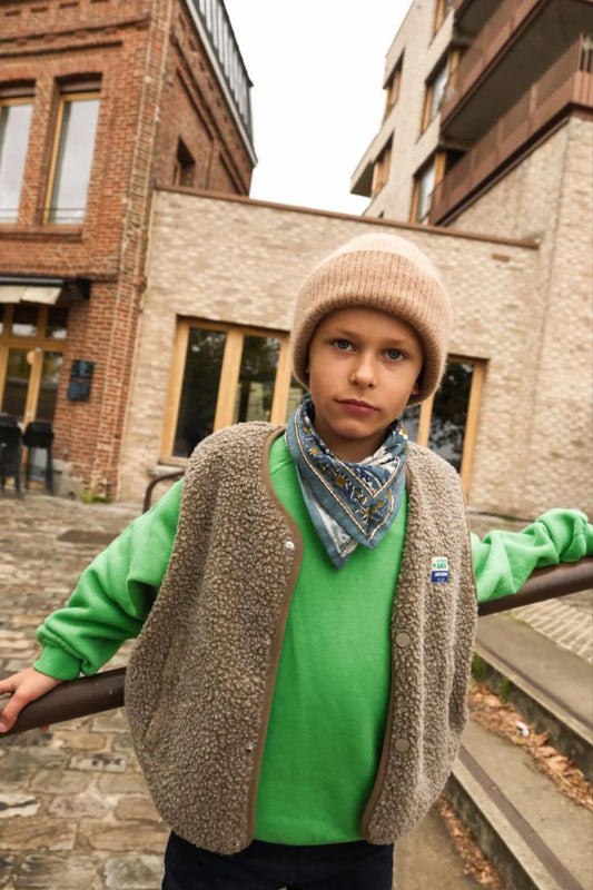 Foulard Bébé, Enfant Delhi Céladon 5O cm So Family