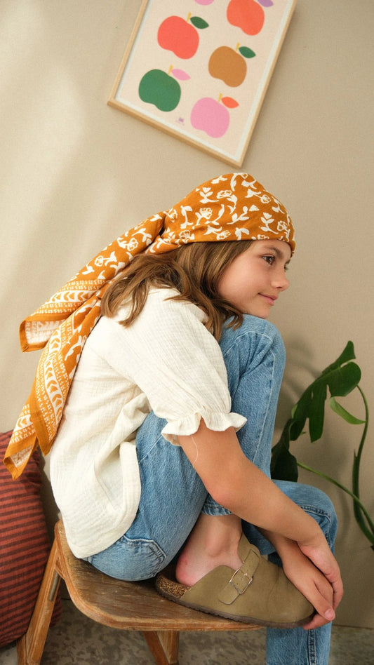 Foulard Adulte Mumbai safran so family