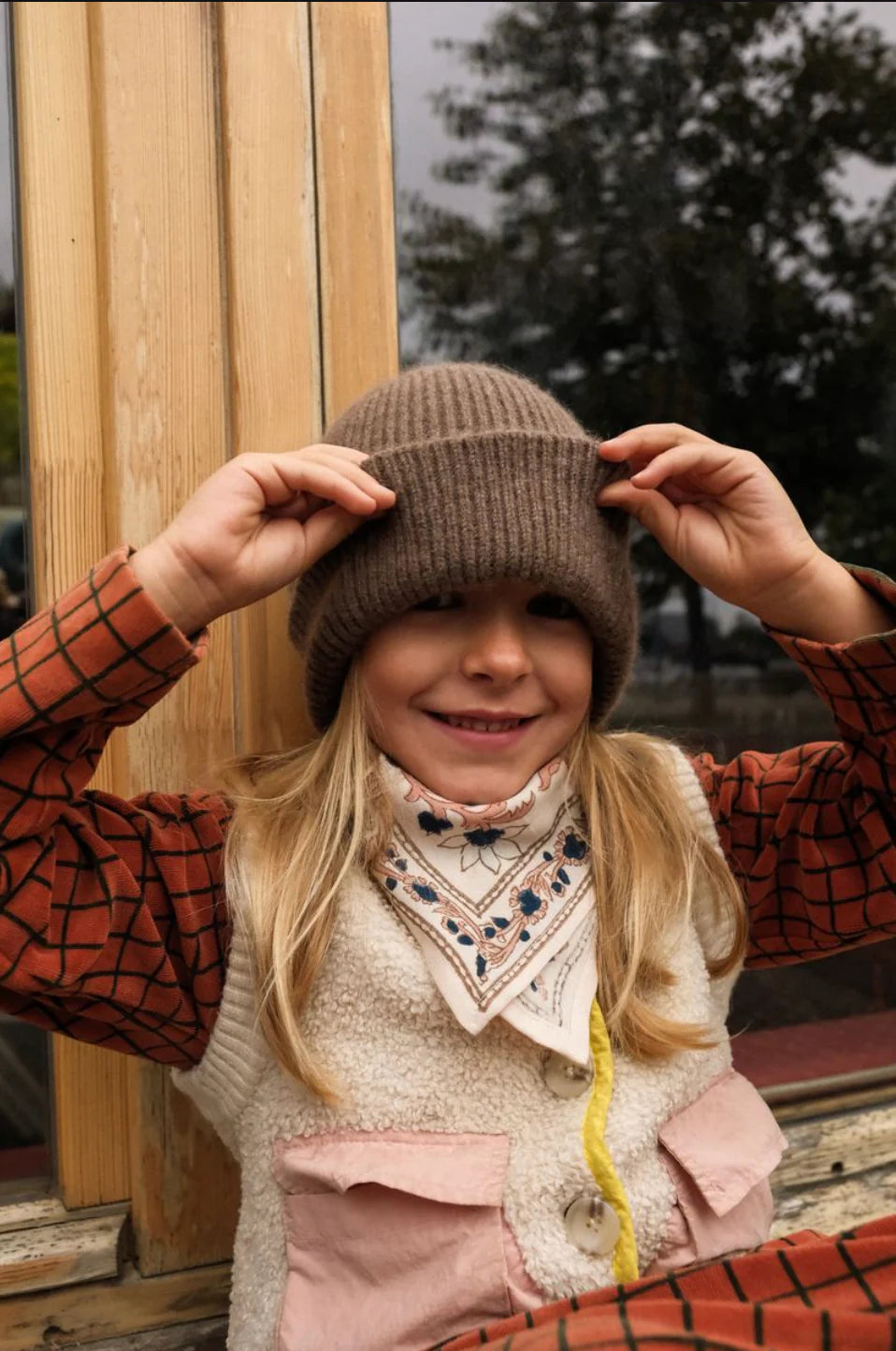 Foulard Delhi Prusse Kid