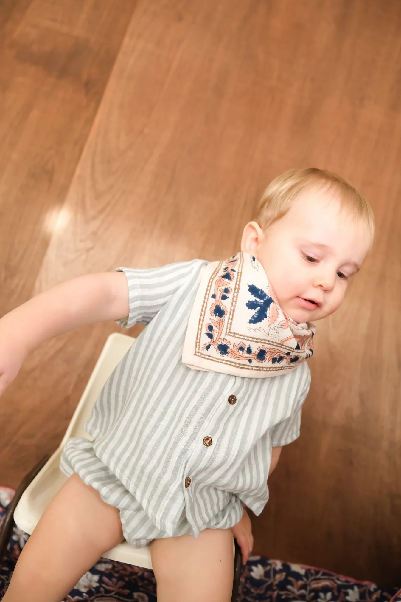 Foulard Delhi Prusse Kid