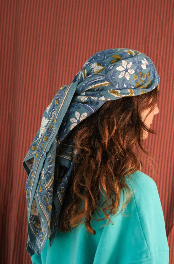Foulard Adulte Dheli Celadon 100 cm Mum So Family