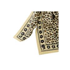 Grand foulard léopard – Léo beige Love explorers