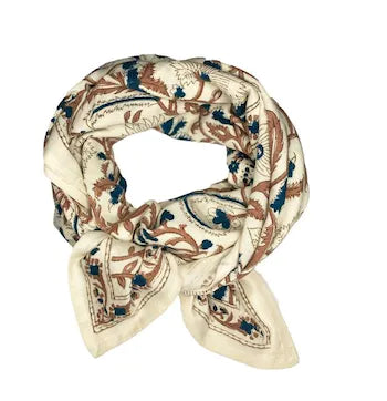 Foulard Delhi Prusse Kid